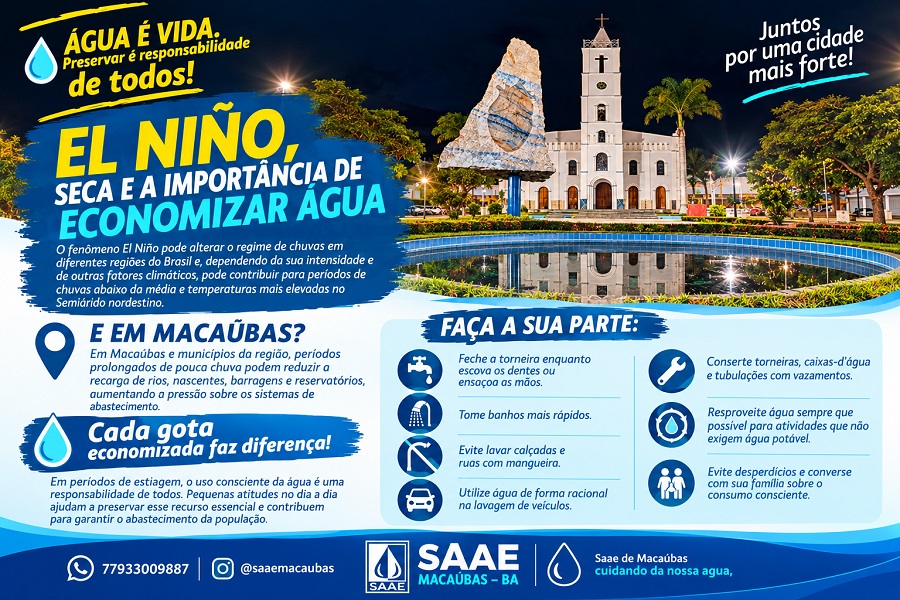 Água é Vida_ Economizar é Cuidar Água é Vida_ Economizar é Cuidar